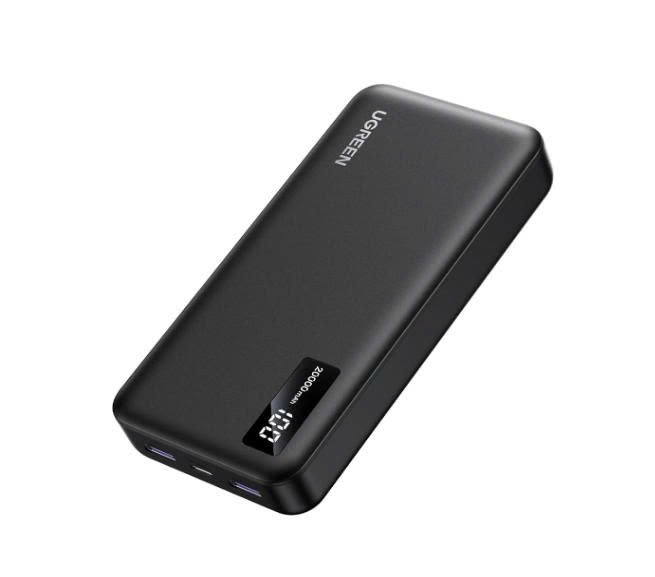 Pin sạc dự phòng dùng cho điện thoại 20000mAh Li-ion  20W  3 cổng đầu ra PD 3.0 Ugreen 25683